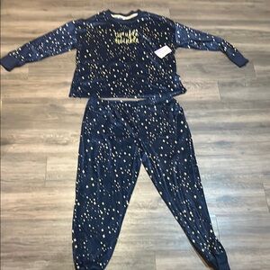 Twinkle Star Kids Pajama Set - Blue and Gold